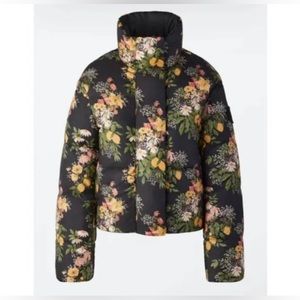 NWT Canada Goose Reformation Lorita Reversable Floral Puffer Jacket